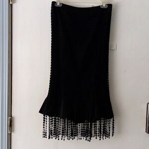 100% Silk Skirt Sz S EUC